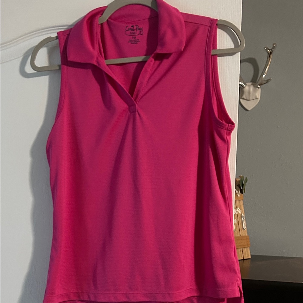 Coral Bay Women's Bright Pink Tank Top